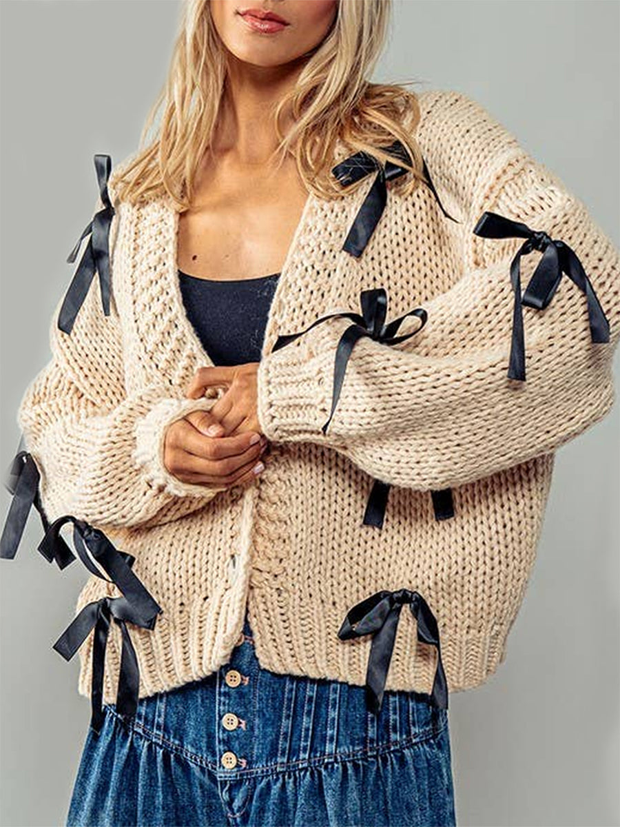 Sasha Bow Cardigan