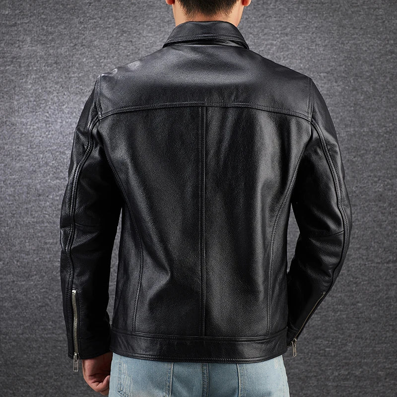 Burno Genuine Leather Jacket